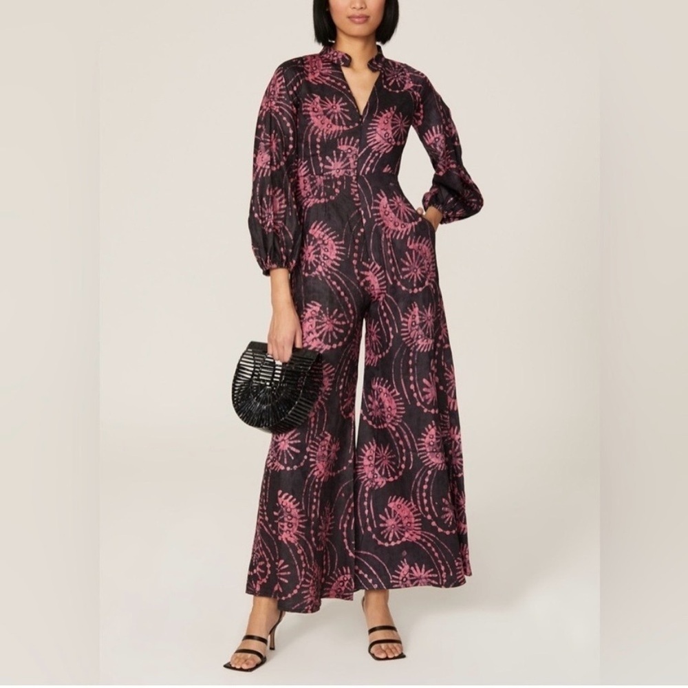 Kahindo Cutout Wide Leg Jumpsuit Size 6 Ethical Luxury